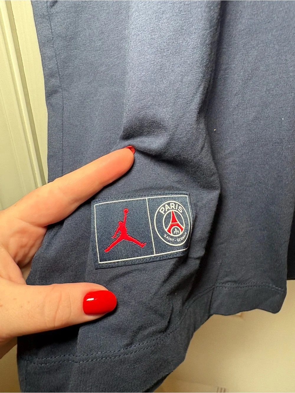 Jordan PSG Paris Saint-Germain Graphic T-Shirt Navy XL
